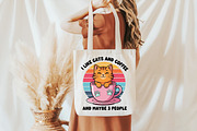 I Like Cats And Coffee Funny Cat, an Illustration by DreamCafeArt (Thumbnail 3 of 6)