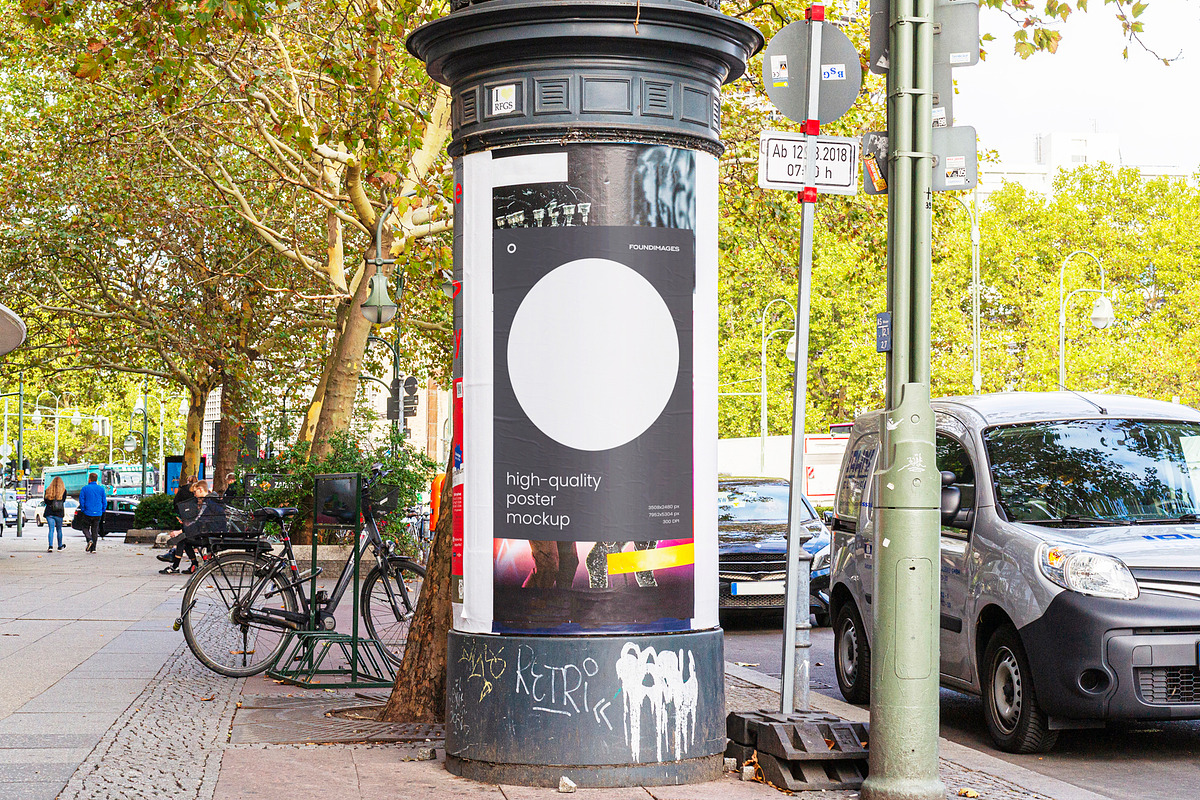 Urban Poster Mockup Template Bundle, an Advertising Mockup by FoundImages (Photo 51 of 52)
