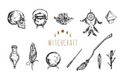 Witchcraft and Magic stickers set, an Illustration by Wild Muse (Thumbnail 4 of 4)