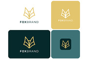 Fox Head Line Abstract Logo, a Branding & Logo Template by ika trisiana (Thumbnail 1 of 2)