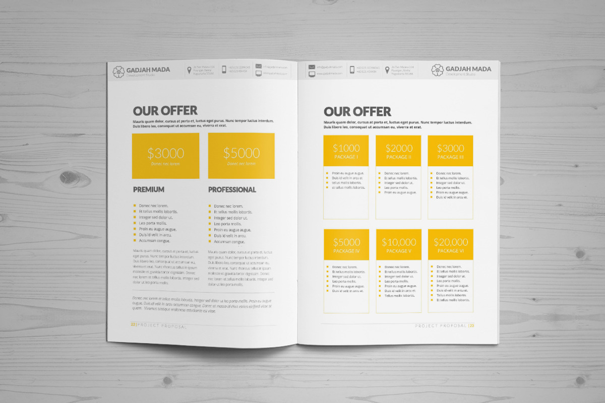 Proposal Template, a Stationery Template by binangkit (Photo 10 of 19)