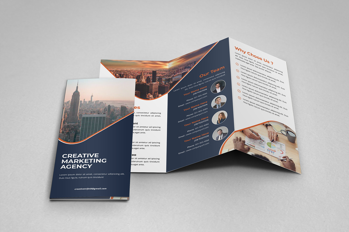 Business Trifold Brochure V3, a Brochure Template by SamiSimply7 (Photo 3 of 5)