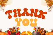 Cold Turkey is a retro groovy font, a Handwritten Font by Brown Cupple (Thumbnail 6 of 6)