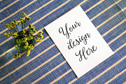 Styled A7 Invitation Mockup, an Invitation Template by Prim + Pretty Creative (Thumbnail 1 of 4)