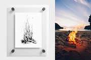Bonfire. Hand-drawn sketch, an Illustration by Canatic (Thumbnail 3 of 5)