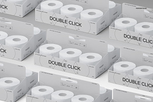 Toilet Paper Packaging Mockup