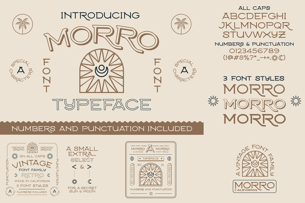 The Vintage Font Bundle, a Font by NienowBrand (Photo 9 of 14)