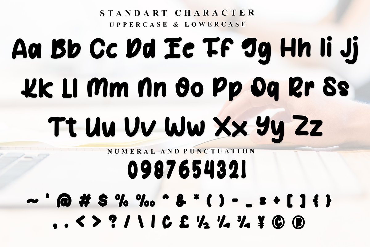 Channel Youtube, a Script Font by FreshTypeINK (Photo 4 of 7)