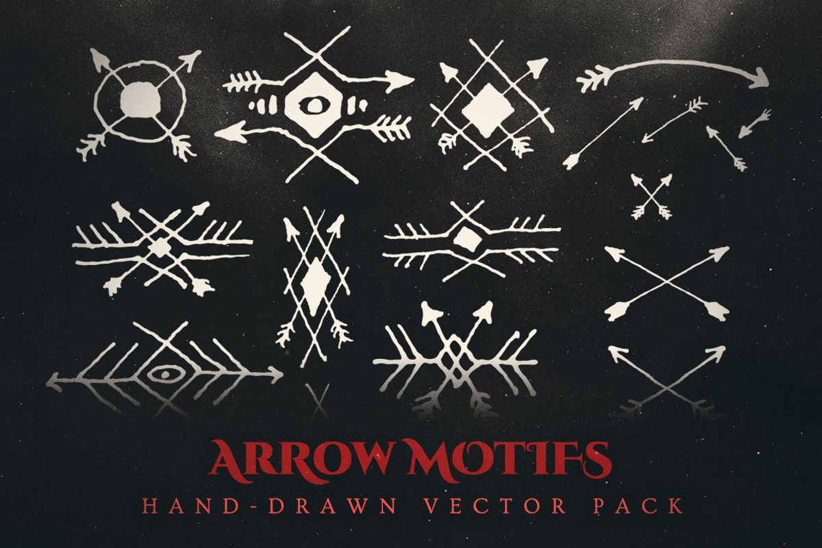 Esoteric Arrows & Tribal Vectors, an Illustration by Jeff Finley
