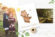 Bear watercolor clipart. Woodland, a Graphic by OlliArtDesign (Thumbnail 5 of 6)