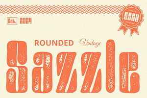 Sazzle Rounded Vintage