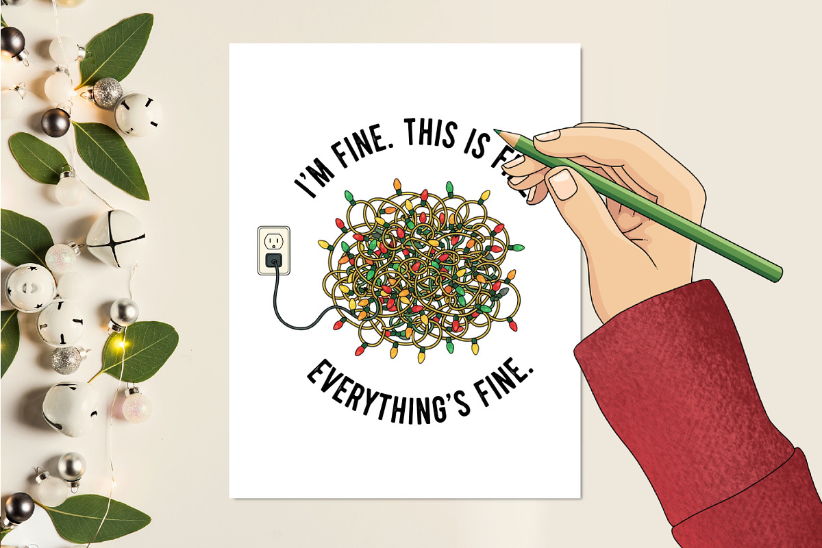 Funny Christmas Sublimation Png, an Illustration by designcity5 (Photo 2 of 8)