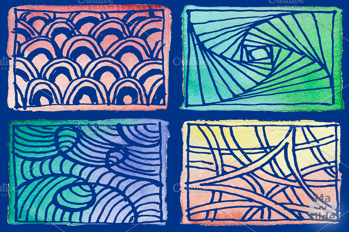 Watercolour Washes, a Texture Graphic by MatildeGraphics (Photo 4 of 6)