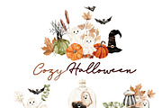 Watercolor Clipart - COZY Halloween, a Decorative Illustration by Beigetime (Thumbnail 4 of 19)