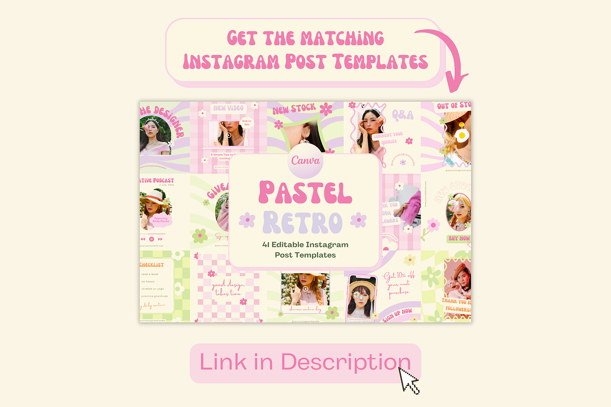 Instagram Highlights - Pastel Retro, a Social Media Template by Creative Pixi (Photo 4 of 4)