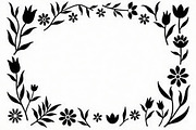 Botanical Frame SVG Collection, an Illustration by yasushie (Thumbnail 8 of 10)