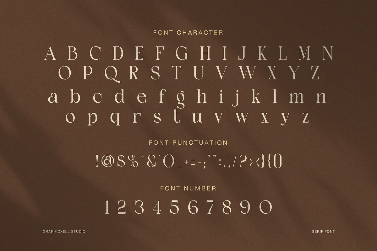 Ciesla Elegant Serif Font, a Serif Font by Graphicxell (Photo 7 of 8)
