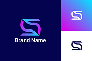Monogram S Letter Technology Logo, a Branding & Logo Template by Design Store (Thumbnail 1 of 2)