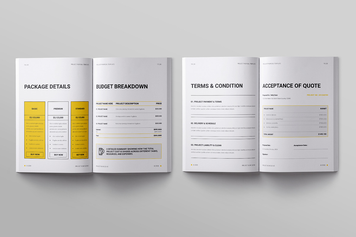 Proposal Bundle 4 in 1, a Brochure Template by ElvinPrint (Photo 17 of 37)