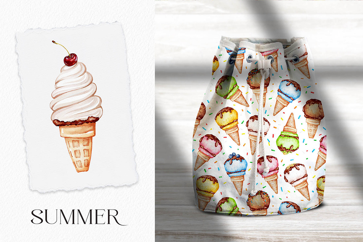 Holiday SWEETS Year-Round SET, a Food Illustration by Eva Katerina (Photo 6 of 13)