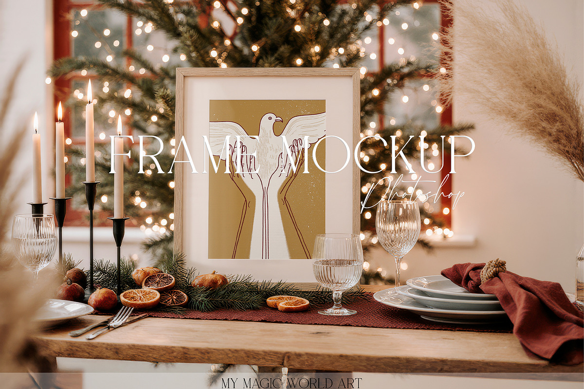 Christmas Frame Mockup Bundle 30+, a Product Mockup by EkaterinaViArt (Photo 8 of 8)