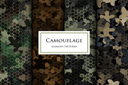 Hexagonal snakeskin futuristic camo, a Pattern Graphic by ArchonDigitalShop (Thumbnail 5 of 8)