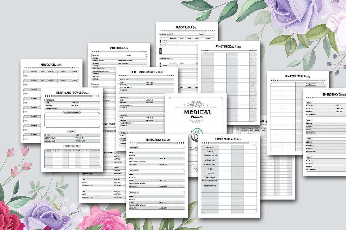 Medical Planners | Ai & PDF, a Stationery Template by design_hut (Photo 2 of 3)