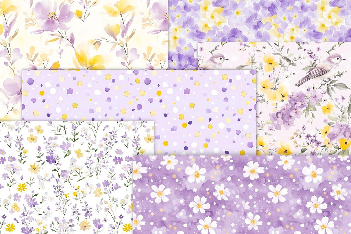Spring Is Here. Purple Edition., a Seasonal Illustration by PeDe Designs (Photo 13 of 14)