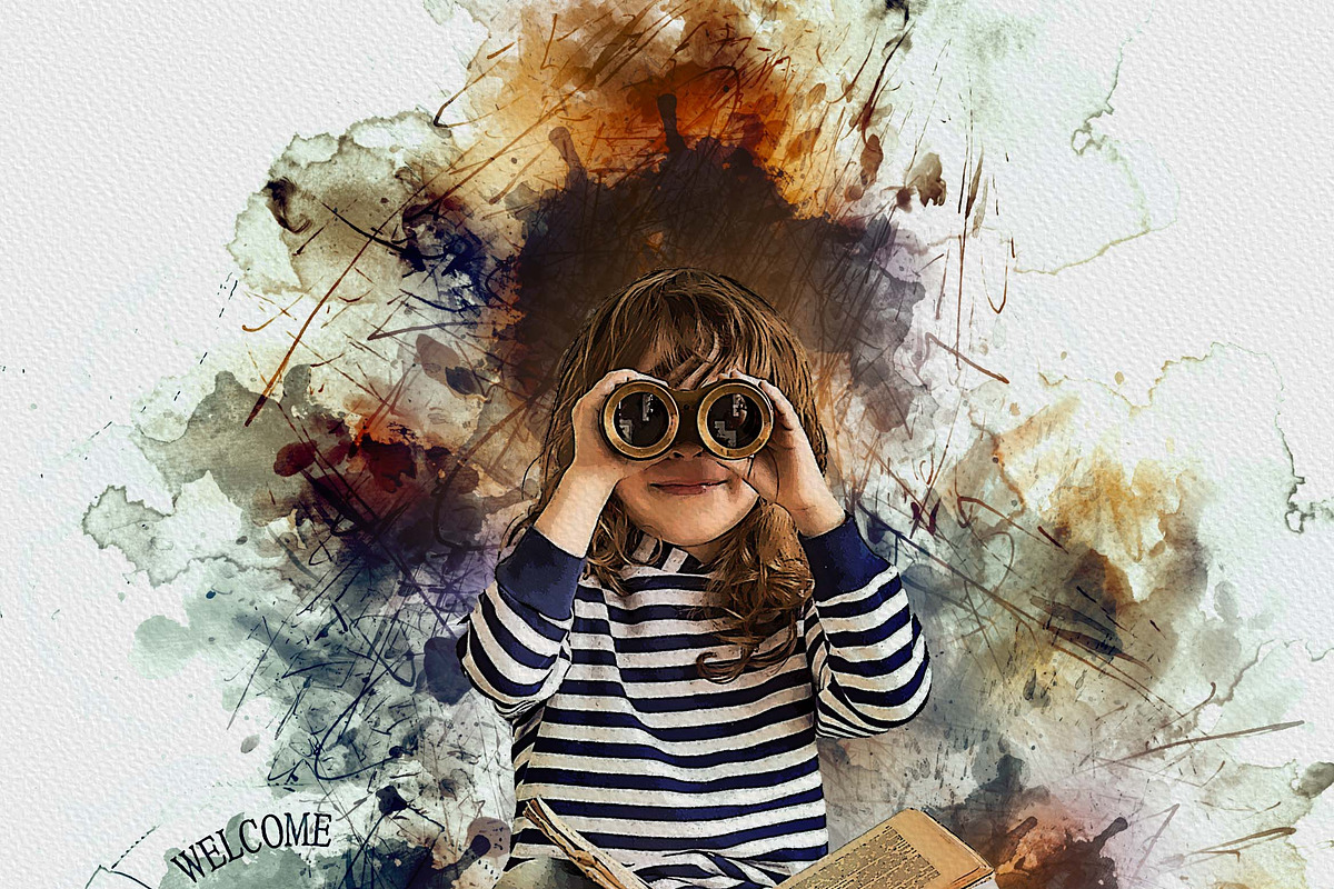 Ink & Watercolor Art PhotoshopAction, an Action Add-On by MRI STUDIO (Photo 10 of 11)