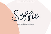 Soffie - A Lovely Script Font, a Script Font by Studio-Charlie (Thumbnail 1 of 3)