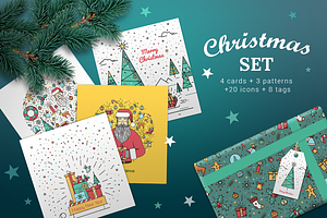 Set for New Year and Christmas.