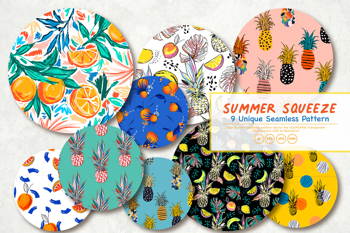 Summer Squeeze, a Pattern Graphic by MSNTY STUDIOX (Photo 2 of 19)