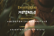Misterious Font - 50% Off, a Font by Shop (Thumbnail 5 of 7)