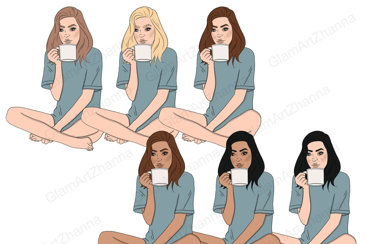 Weekend Girls, a Person Illustration by GlamArtZhanna (Photo 2 of 4)