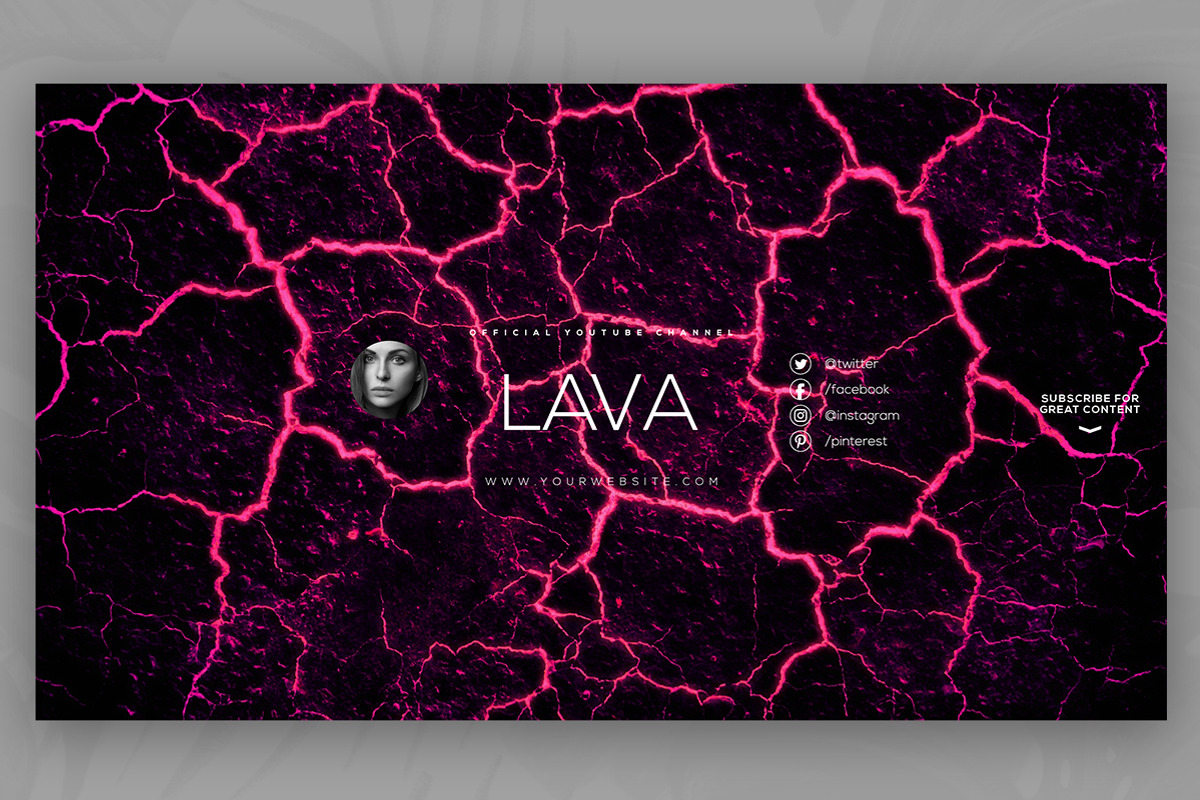 10 Youtube Channel Art Banners vol10, a Social Media Template by RussGFX (Photo 2 of 12)