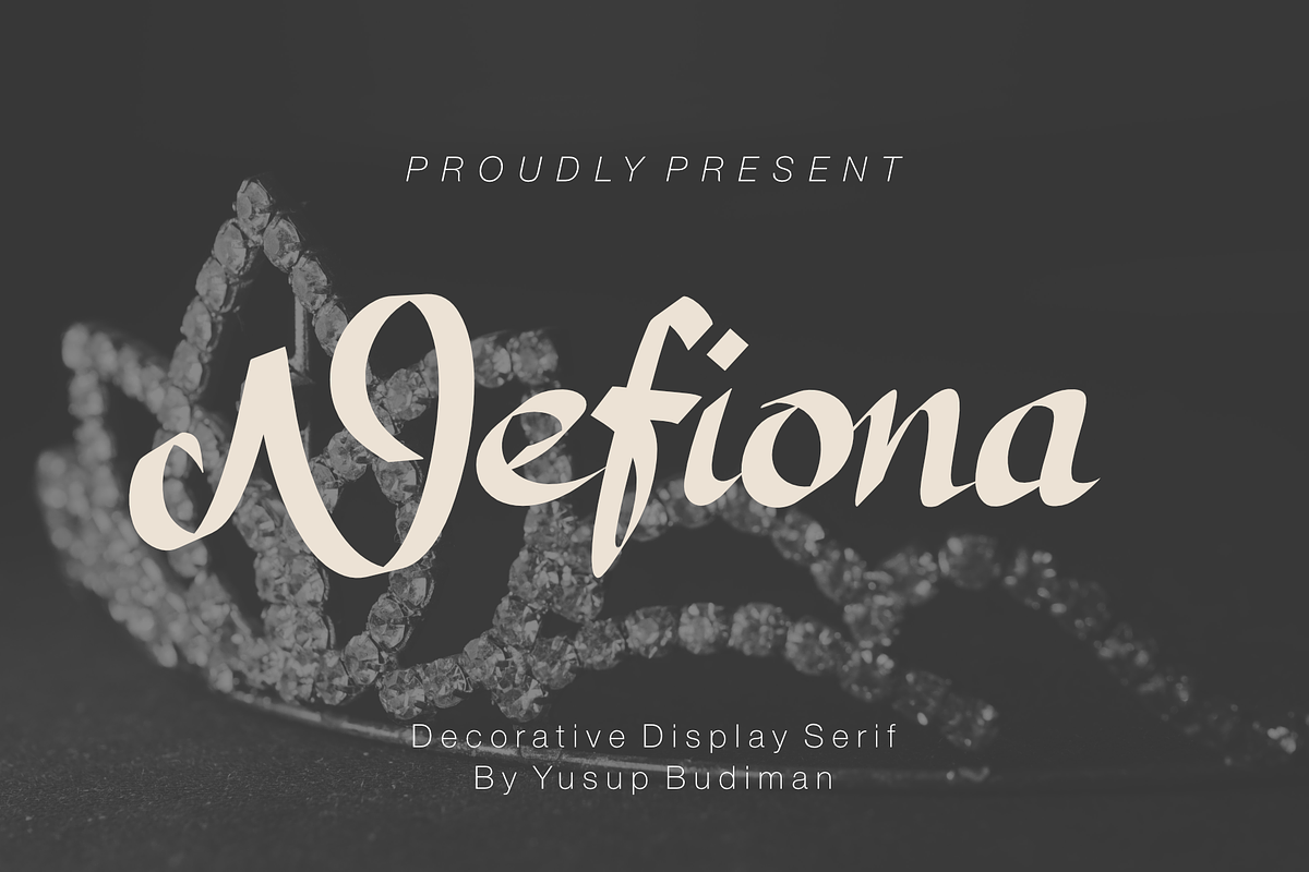 NEFIONA, a Serif Font by Rizenight (Photo 1 of 10)