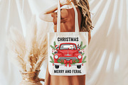 Christmas Truck SVG and PNG, an Illustration by Craft Nest (Thumbnail 3 of 6)