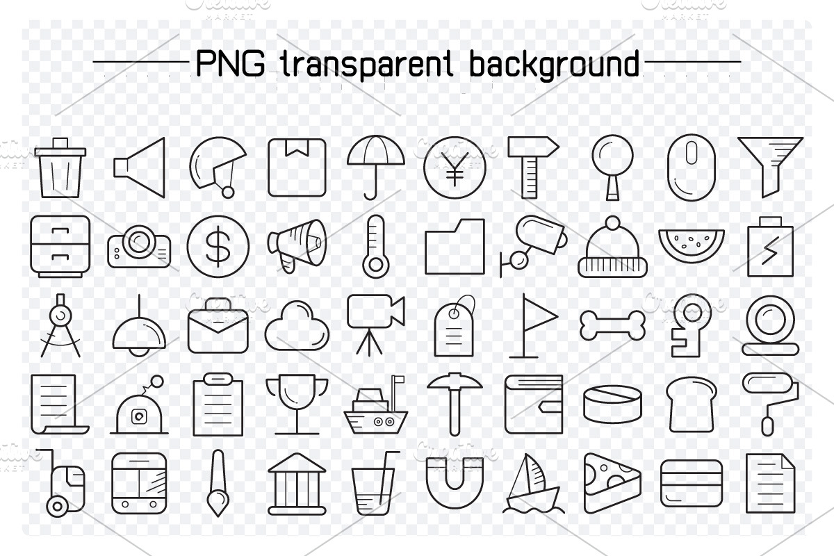 Web User Interface Icons Set, an Outline Icon by Designfour (Photo 3 of 7)