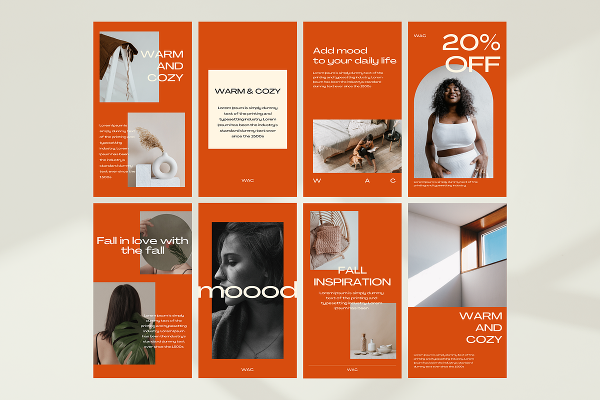 Mood Fall IG Post & Stories Template, a Social Media Template by Rumiz Design (Photo 9 of 13)