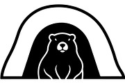 Cute Bear Silhouette Vector Bundle, a Person Illustration by Designer_Momina (Thumbnail 4 of 31)