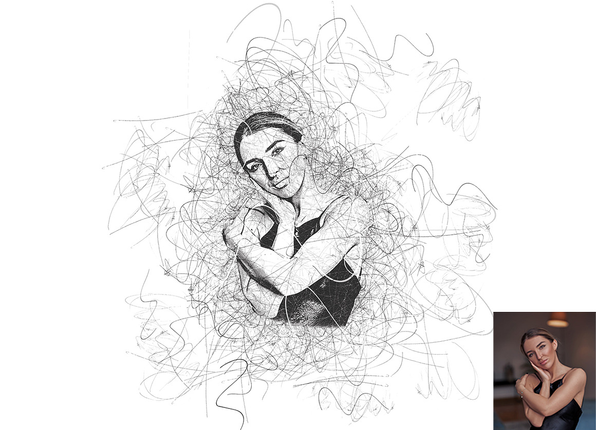 19 in 1 Sketch PS Action  Bundle, an Action Add-On by Studio Retouch (Photo 23 of 26)