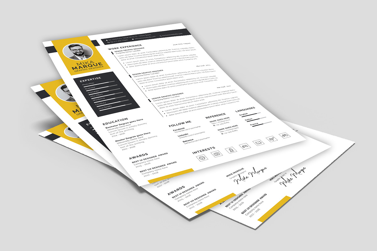 Resume, a Resume Template by Abdul Studio (Photo 4 of 5)