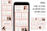 Nail Tech Acuity Scheduling • Canva, a Websites & App Template by OniriqveDesigns (Thumbnail 1 of 8)