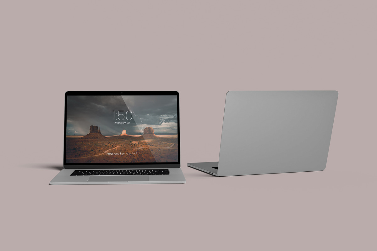 MacBook Pro Display Mockup, an iPhone Mockup by bimockup (Photo 10 of 13)