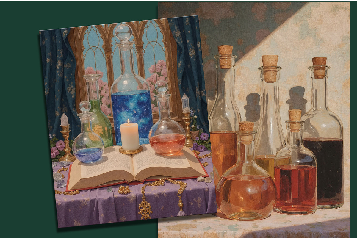 Enchanted Apothecary Background Set