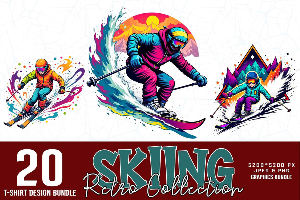 Winter Skiing Sport Lover Graphics, a Graphic by Sofia's Fashion (Photo 1 of 3)