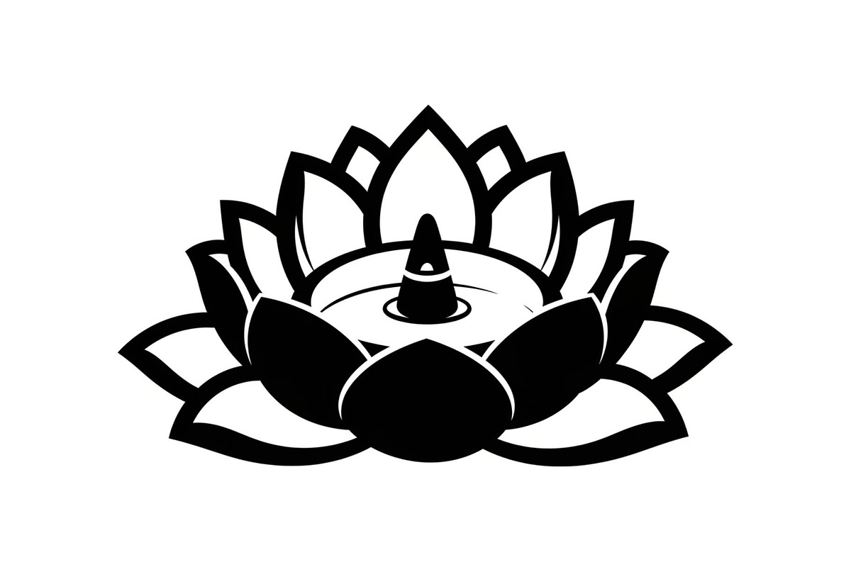Lotus Flower Silhouette Vector Bundl, an Illustration by Creativeshirt (Photo 33 of 51)