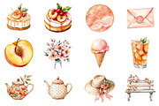 Cute Peaches Garden Fruit Png, an Illustration by CitraGraphics (Thumbnail 3 of 6)