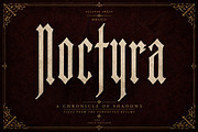 Noctyra - Blackletter, a Blackletter Font by Wow Magic (Thumbnail 2 of 4)