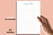 To Do Lists Templates, Printable, A4, a Print Template by GraphiCarola (Thumbnail 3 of 3)